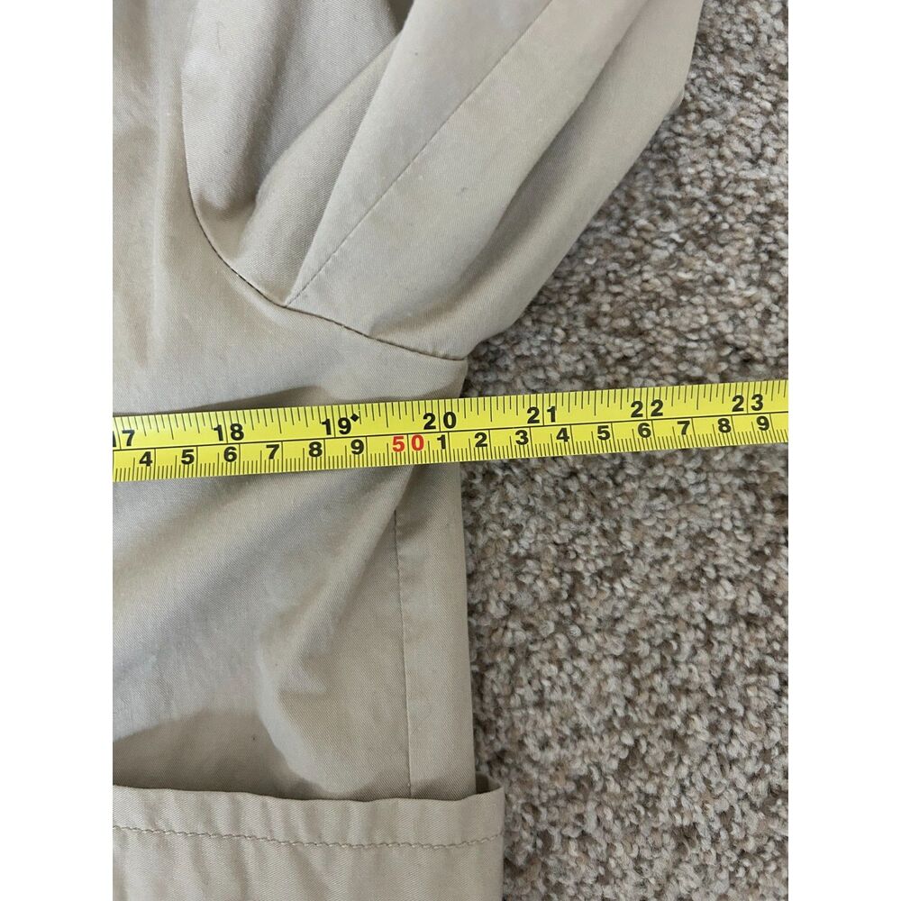 Tommy Hilfiger Trench Coat Women's XL Kahki Beige classic spring - Picture 12 of 13
